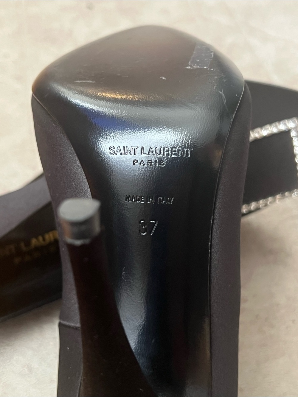 Saint Laurent Rhinestone Heels - Picture 5 of 9